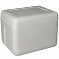 Plastilite Insulated Foam Cooler 13 1/4'' x 10 1/2'' x 9 1/4'' - 1 1/2'' Thick 451TK20PLT